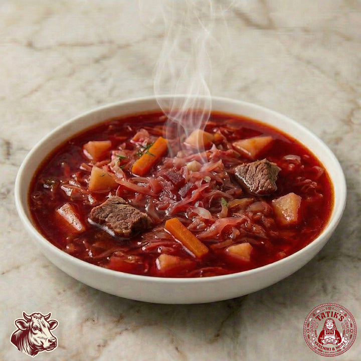 Borsh with Beef