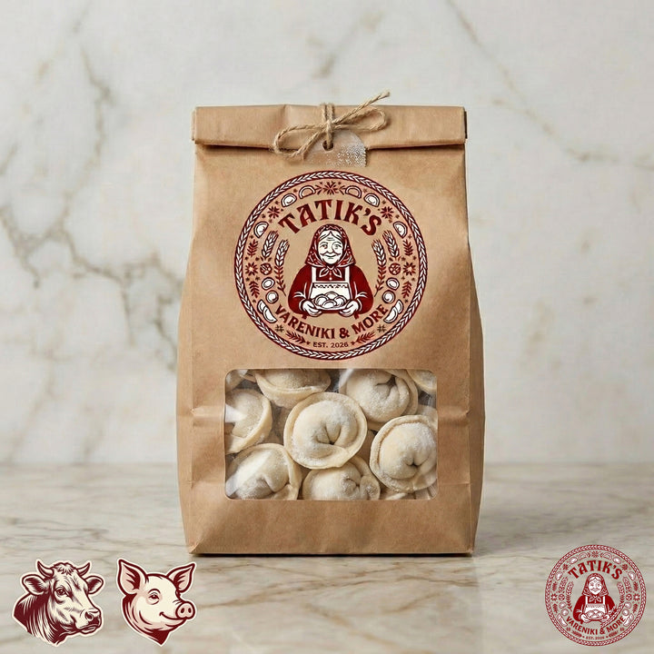 Beef Pork Pelmeni Frozen (1lb)